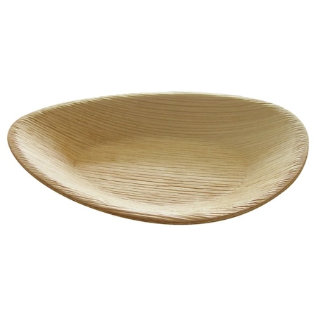Abena Plates, Oval, Eco-Friendly Palm Leaves, Small - 6.7" x 4.5" Raaga Plate 132386